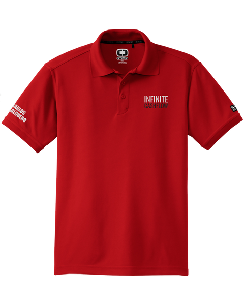 Infinite Cashflow Polo- Ogio- Stay Cool CS Logo on Sleeve