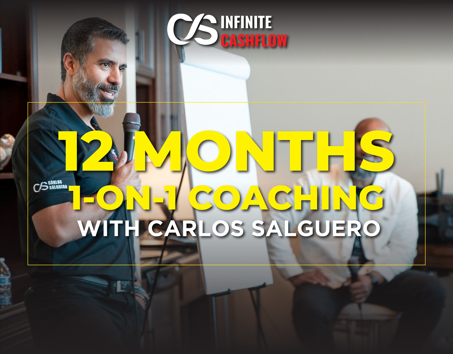 1-on-1 Coaching with Carlos Salguero (12 months)